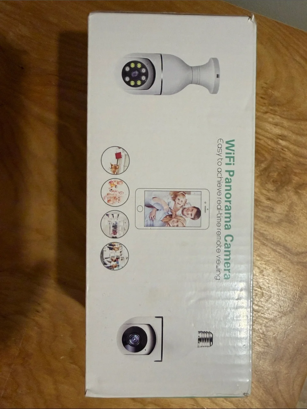 WiFi Panorama Security Camera - White